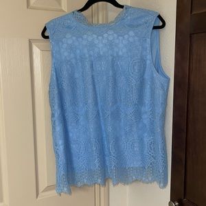 Baby Blue Short Sleeve Top